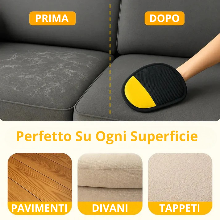PetLuv Dual™- Guanto Raccoglipeli